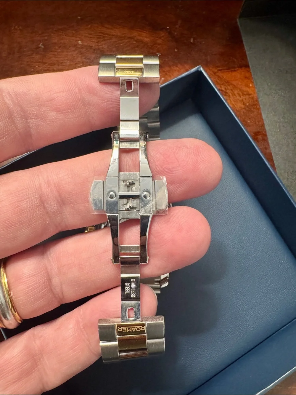 Roamer Men's Two-Tone Blue Dial Dive Watch